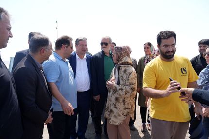 بازدید مسعود پزشکیان از دریاچه ارومیه