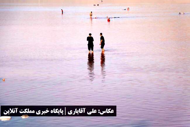 روزهای غمناک و کم آب دریاچه ارومیه