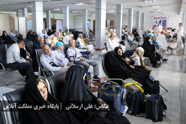 اعزام زائرین سرزمین وحی (حجاج) آذربایجان‌غربی از فرودگاه بین‌الملل�