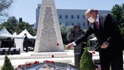 اردوغان: حماسه ۱۵ ژوئیه افتخار مشترک جامعه‌ ماست