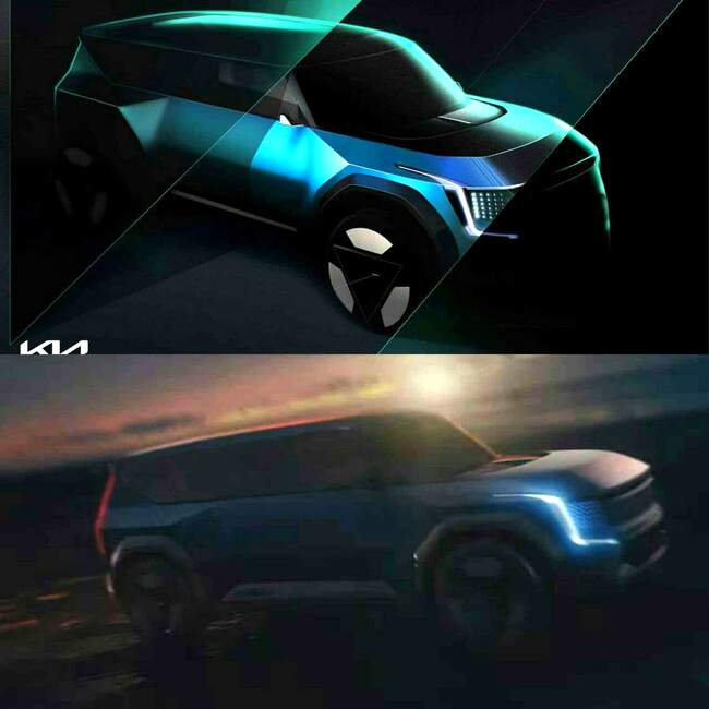 اولین تصاویر رسمی از SUV الکتریکی کیا