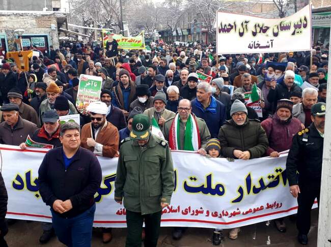 تصاویری از راهپیمایی باشکوه ۲۲ بهمن در سراسر کشور