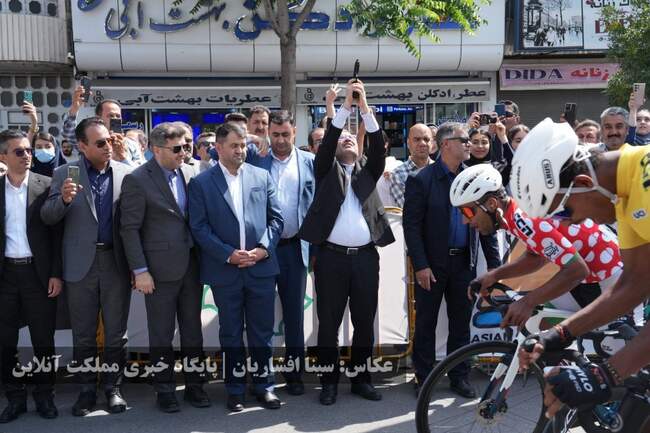 تصاویری از آغاز دور دوم سی و هفتمین دور تور دوچرخه سواری ایران آذربای
